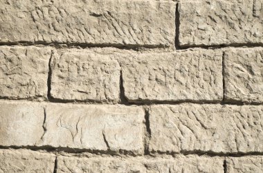 Eski Ekru taş duvar portre