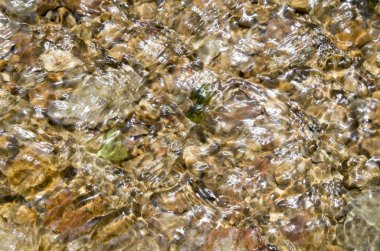 Dere veya su akan akarsu çakıl 