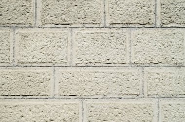 Ekru duvar sıva ile beton blokların