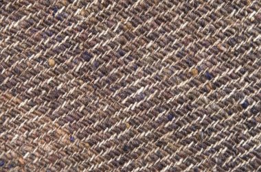Eski yün kahverengi el yapımı kilim