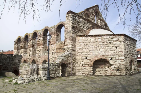 Basílica Santa Sofía, el antiguo obispado, Nessebar, Bulgaria —  Fotos de Stock