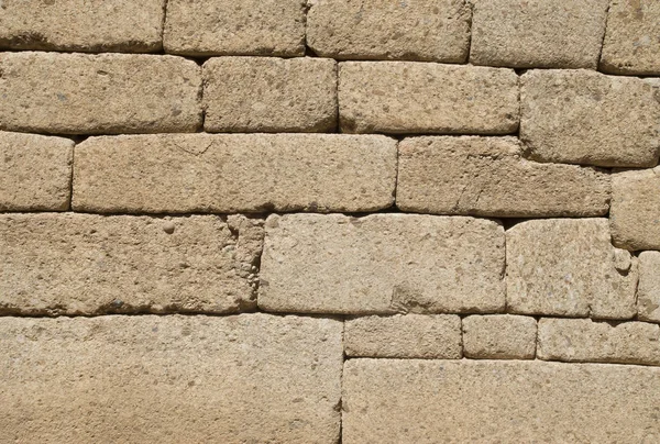 Colorido antiguo muro de piedra primer plano — Foto de Stock