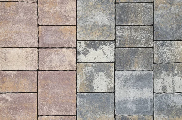 Új színű dekoratív beton járda — Stock Fotó