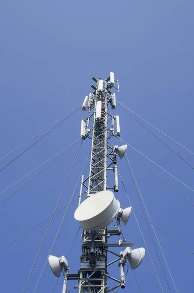 Gsm Antenne Blau — Stockfoto