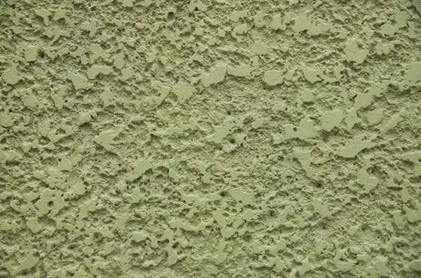 Novo Gesso Pintado Verde Parede Closeup — Fotografia de Stock