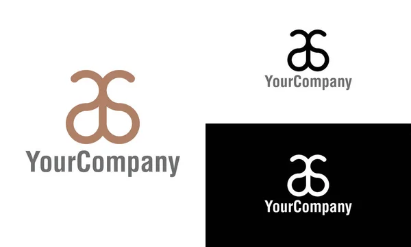 Creative Letter Logo Design Template Jednoduchá Minimalistická Grafická Ilustrace Creative — Stockový vektor