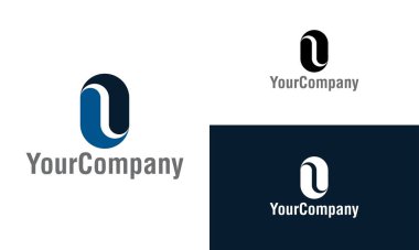 Soyut geri dönüşüm ve kahve çekirdeği logosu tasarım elementleri. Basit minimalist şablon grafik çizimi. Simge veya tasarım konsepti için yaratıcı vektör amblemi.