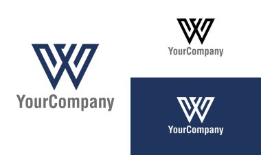 Letter W logo icon design template elements. Simple minimalist template graphic illustration. Creative vector emblem, for icon or design concept.
