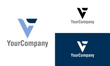 Letter V logo icon design template elements. Simple minimalist template graphic illustration. Creative vector emblem, for icon or design concept.