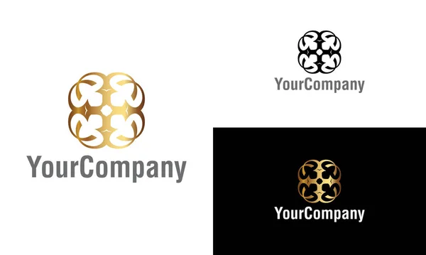 Kreatywny Wzór Projektu Logo Ozdoby Uniwersalne Logo Wektora Ornamentu Godło — Wektor stockowy