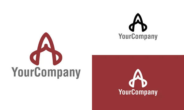 Lettera Logo Icon Design Template Elements Semplice Illustrazione Grafica Modello — Vettoriale Stock