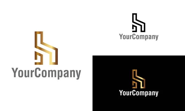 Стильна Піктограма Логотипу Мультимедійного Кольору Елементи Дизайну Компанії — стоковий вектор