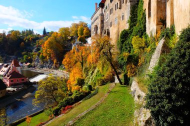  Çek Krumlov 'un görünümü