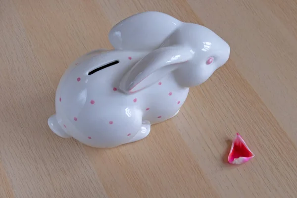  Yumuşak pembe renkli domuzcuk Paskalya tavşanı