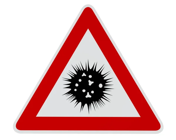 Precaución Coronavirus Imagen Generada Digitalmente Ruta Recorte Incluido — Foto de Stock