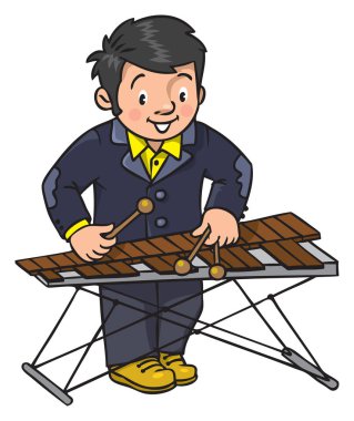 Komik müzisyen veya ksilofon oyuncu