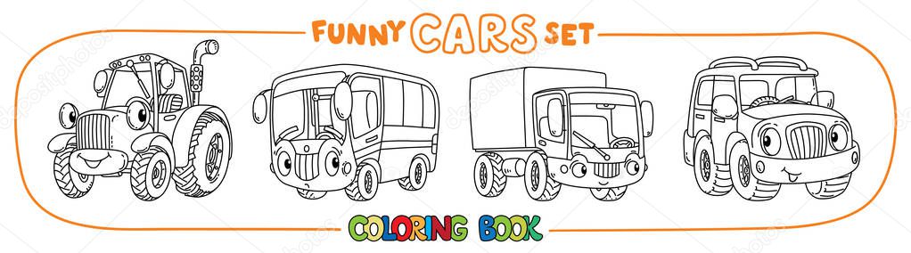 Imágenes: niños votando para colorear | Divertidos coches pequeños con