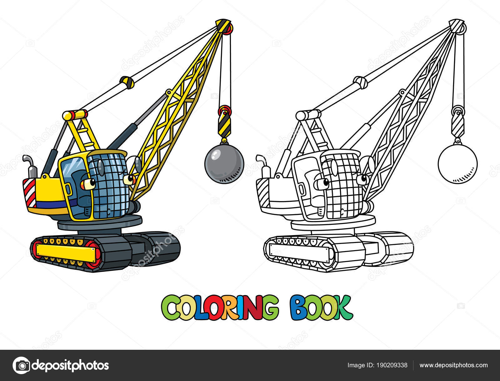 Desenhos de caminhão e carreta para colorir!, As Máquinas Pesadas