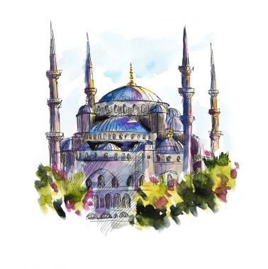 St. Sophia Katedrali. Istanbul, Türkiye. 