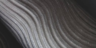 Hacimsel diyagonal sarmal çizgi dokusuna sahip siyah monokrom soyut arkaplan. Tasarım çalışmalarınız, kartlarınız, duvar kağıtlarınız için şık bir arkaplan