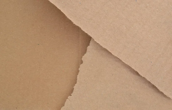 Carton Avec Bords Déchirés Disposés Couches Superposées — Photo