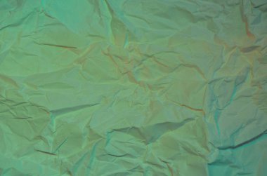 Buruşmuş kağıdın dağınık kaplaması.