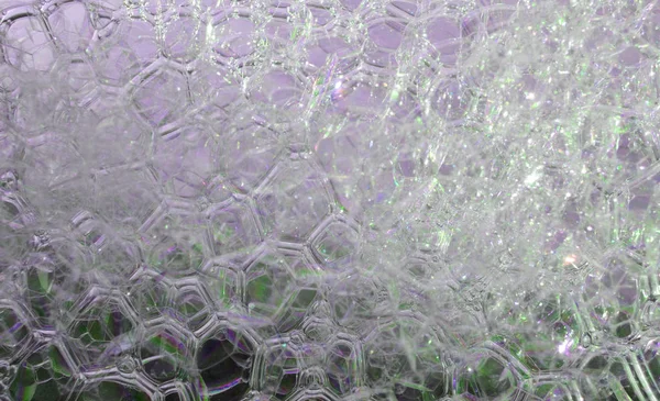 Background of soap foam and bubbles.