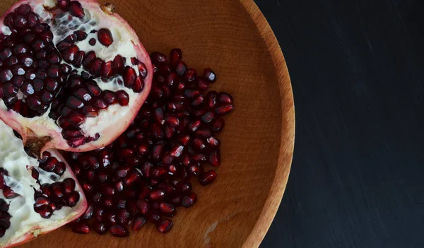 Cover Card Background Pomegranate Seeds — Stock Photo, Image