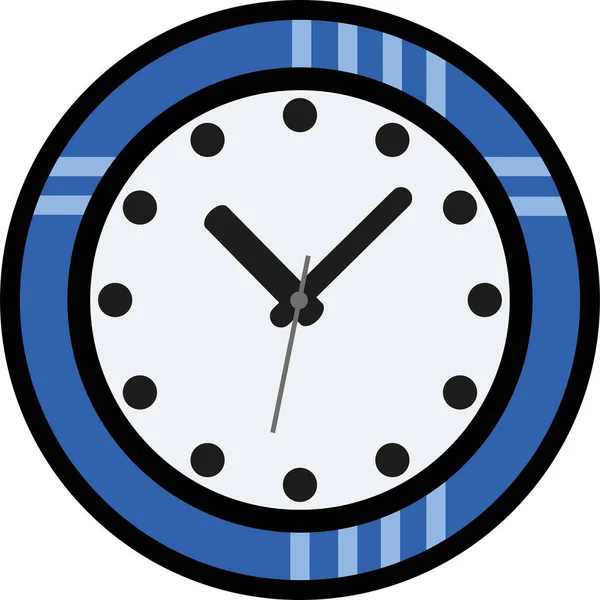 Colorful Cute Wall Clock Kids — 스톡 벡터