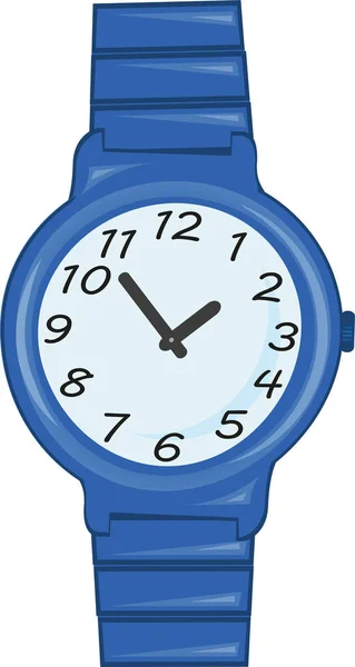 Ilustración Del Vector Del Reloj Con Diseño Moderno — Archivo Imágenes Vectoriales