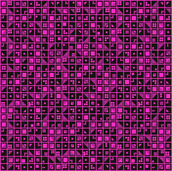 Roze Achtergrond Met Abstracte Vormen — Stockvector