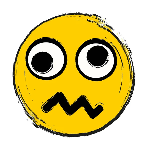 Visage Emoji Icône Vectorielle — Image vectorielle