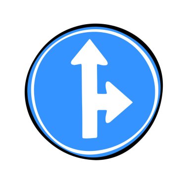 Düz git ya da sağa dön