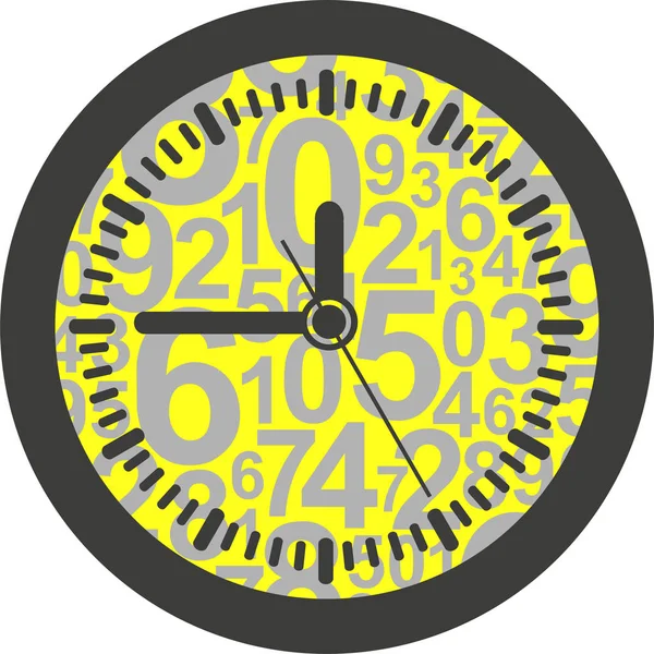 Design Wall Clock Vector — Stockový vektor