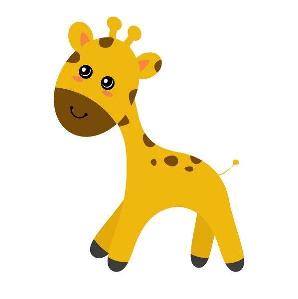Vecteur Girafe Mignon Dessin Animé — Image vectorielle