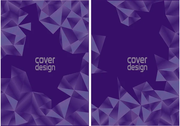 Crystal Cover Background Crystal Effect Using Light Shadow Together — 스톡 벡터