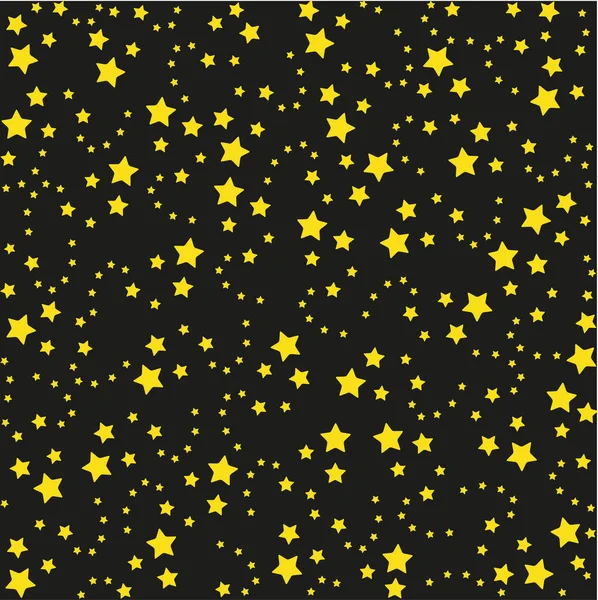 Lindo Fondo Estrellas Dibujos Animados — Vector de stock