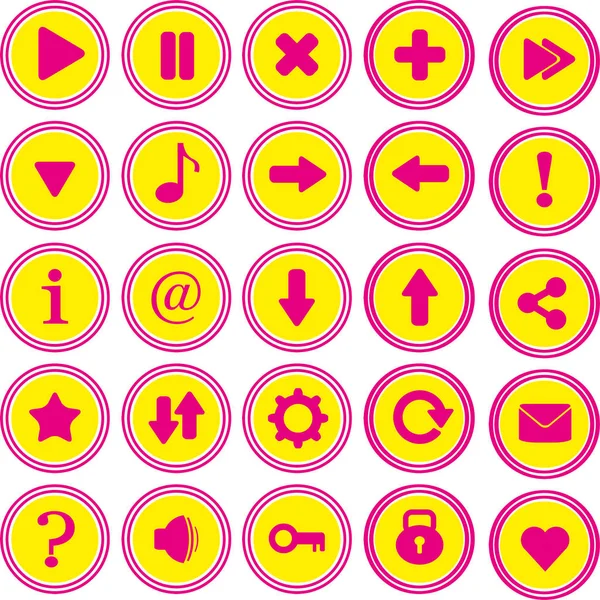 Game Panel Icon Vector Icons — Stock Vector