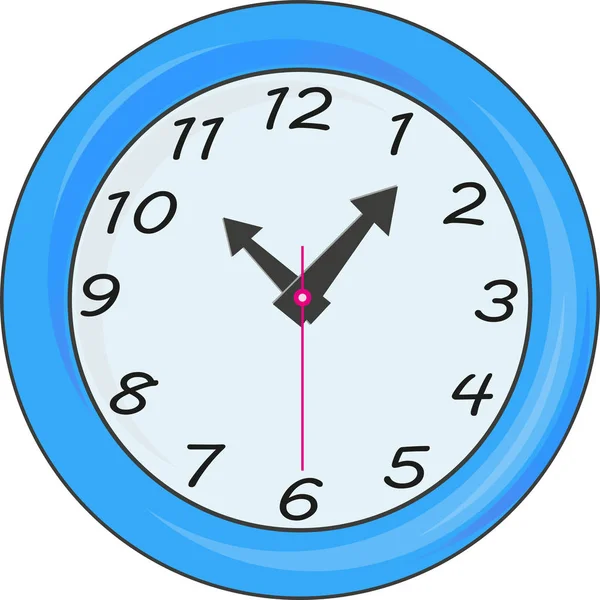 Horloges Murales Rondes Dessin Animé Mignon — Image vectorielle