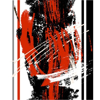 Fırçayla çizilmiş dekoratif lekeler ve pastel renklerle soyut bir arkaplan. Kusursuz desen.