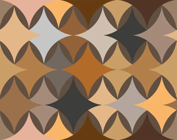 Modèle Sans Couture Formes Géométriques Colorées — Image vectorielle