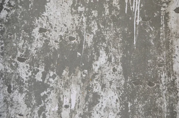 Beton Duvar Dökülmüş Duvarlarda Yıpranmış Eski Boyalar — Stok fotoğraf