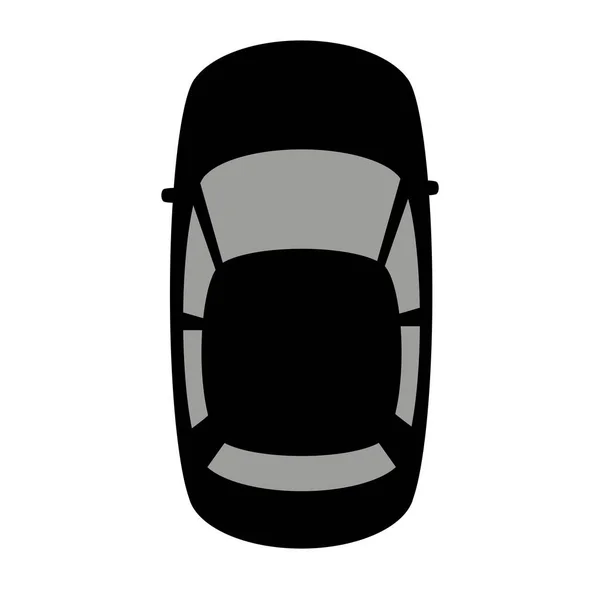 Icono Vector Coche Sobre Fondo Blanco — Archivo Imágenes Vectoriales