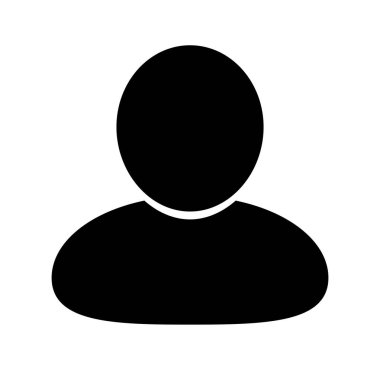 Men vector icon on white background