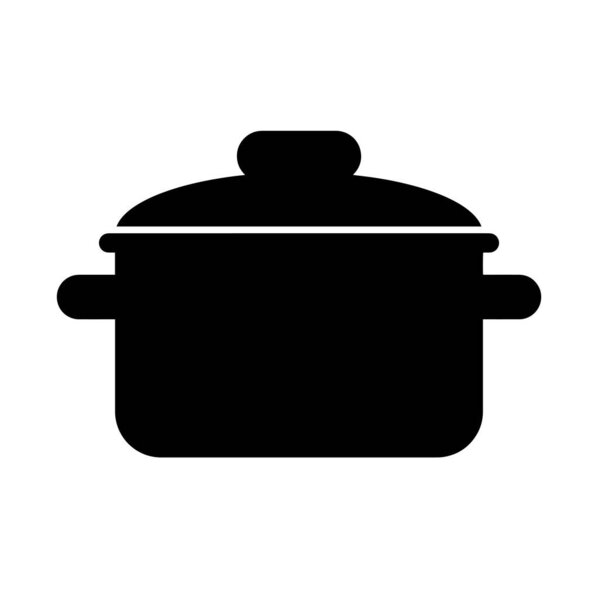 pot icon on white background