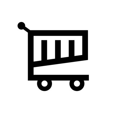 Alışveriş Aracı Simgesi Vektörü
