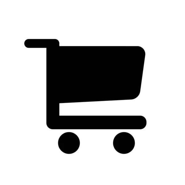 Carrinho Compras Icon Vector — Vetor de Stock