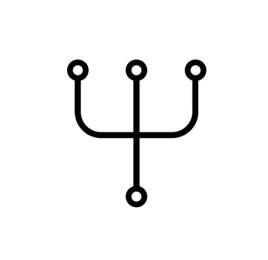 Beyaz arkaplanda bağlantı simgesi