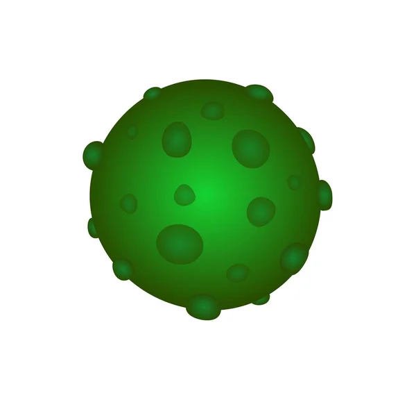 Icono Del Virus Sobre Fondo Blanco — Vector de stock