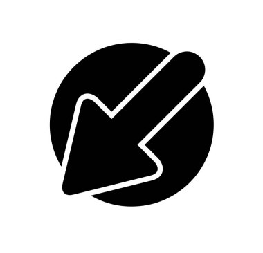 Beyaz arka plan üzerinde ok tasarım